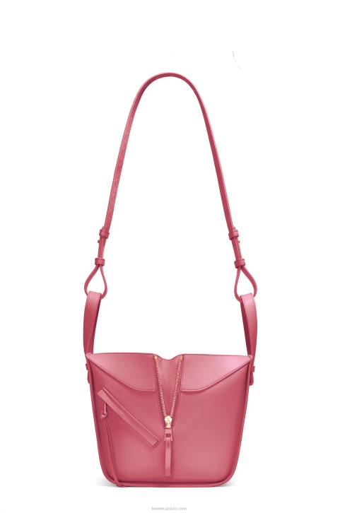 Loewe Hammock compact bag in satin calfskin 688V488 Women Plumrose