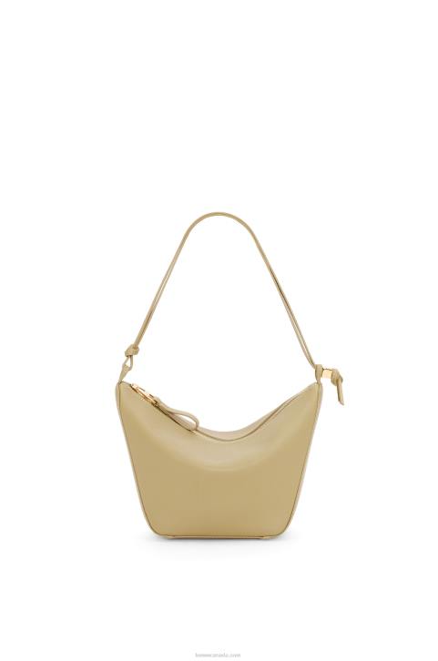 Loewe Mini Hammock Hobo bag in classic calfskin 688V325 Women Clay Green