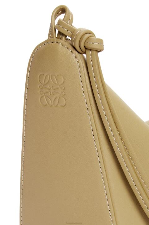 Loewe Mini Hammock Hobo bag in classic calfskin 688V325 Women Clay Green