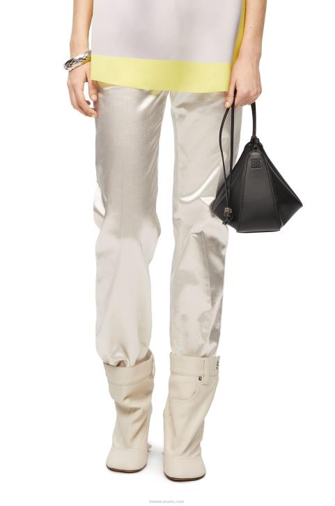 Loewe Mini Hammock Hobo bag in classic calfskin 688V329 Women Black