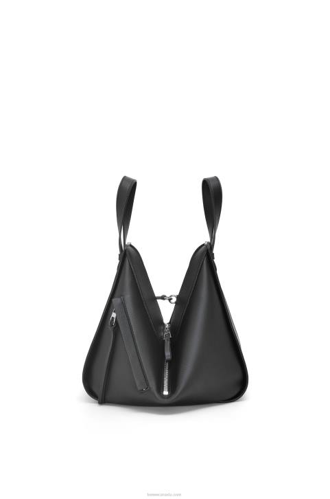 Loewe Small Hammock bag in classic calfskin 688V341 Women Black