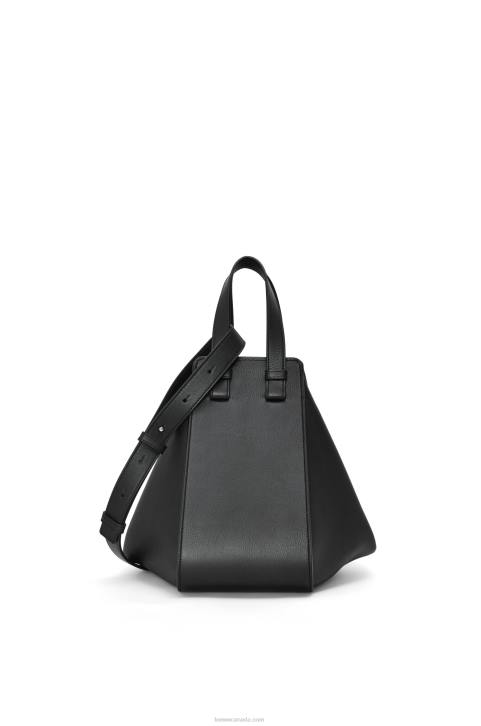 Loewe Small Hammock bag in classic calfskin 688V341 Women Black