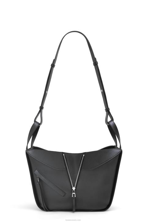 Loewe Small Hammock bag in classic calfskin 688V341 Women Black