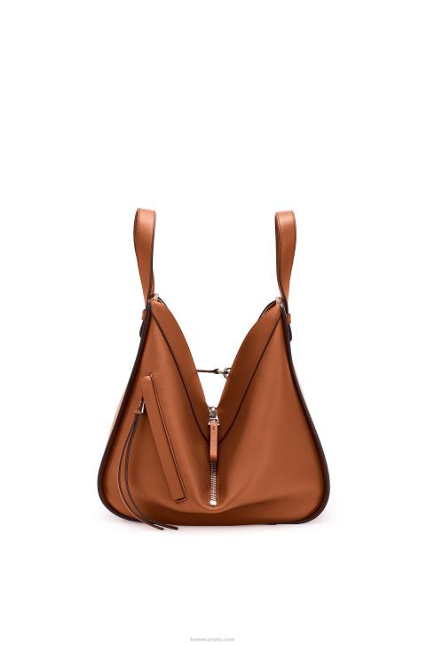 Loewe Small Hammock bag in classic calfskin 688V469 Women Tan