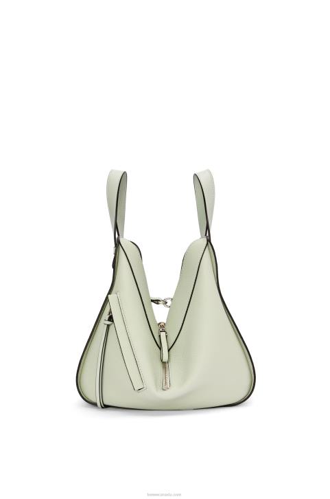 Loewe Small Hammock bag in soft grained calfskin 688V370 Women Light Celadon