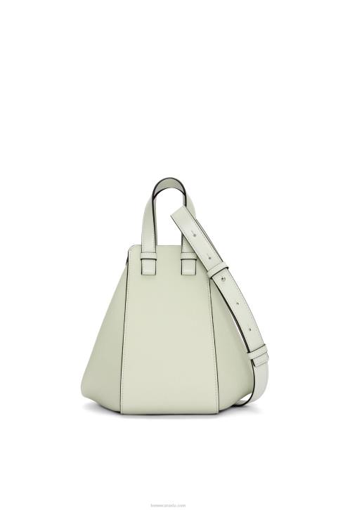 Loewe Small Hammock bag in soft grained calfskin 688V370 Women Light Celadon