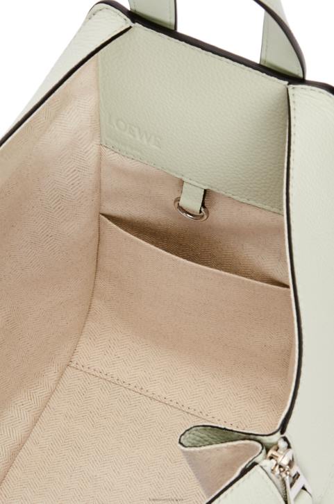 Loewe Small Hammock bag in soft grained calfskin 688V370 Women Light Celadon