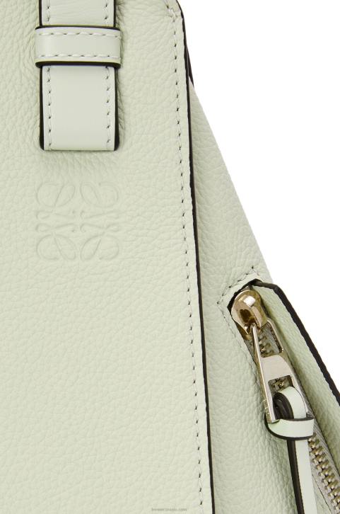Loewe Small Hammock bag in soft grained calfskin 688V370 Women Light Celadon