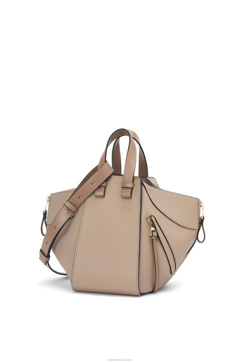 Loewe Small Hammock bag in soft grained calfskin 688V477 Women Sand
