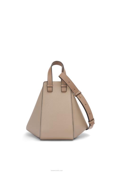 Loewe Small Hammock bag in soft grained calfskin 688V477 Women Sand