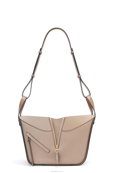 Loewe Small Hammock bag in soft grained calfskin 688V477 Women Sand
