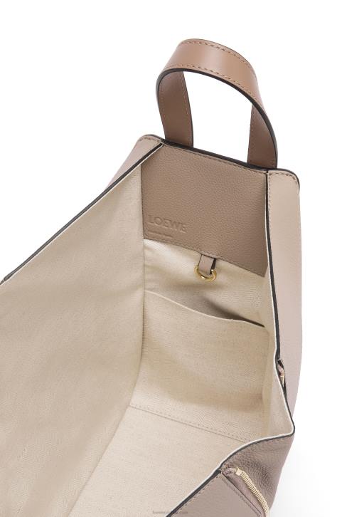 Loewe Small Hammock bag in soft grained calfskin 688V477 Women Sand
