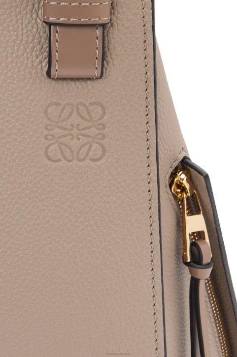Loewe Small Hammock bag in soft grained calfskin 688V477 Women Sand