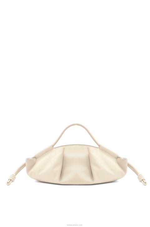 Loewe Paseo bag in shiny nappa calfskin 688V346 Women Angora