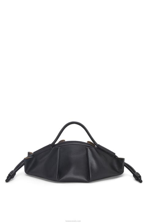 Loewe Paseo bag in shiny nappa calfskin 688V538 Women Black
