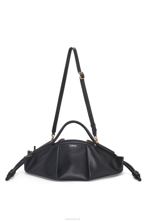 Loewe Paseo bag in shiny nappa calfskin 688V538 Women Black