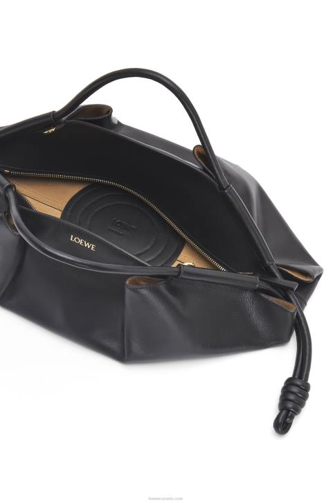 Loewe Paseo bag in shiny nappa calfskin 688V538 Women Black