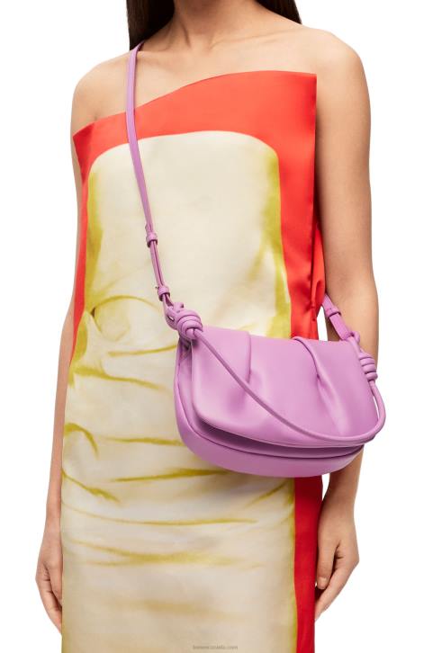 Loewe Paseo satchel in shiny nappa calfskin 688V335 Women Rockrose