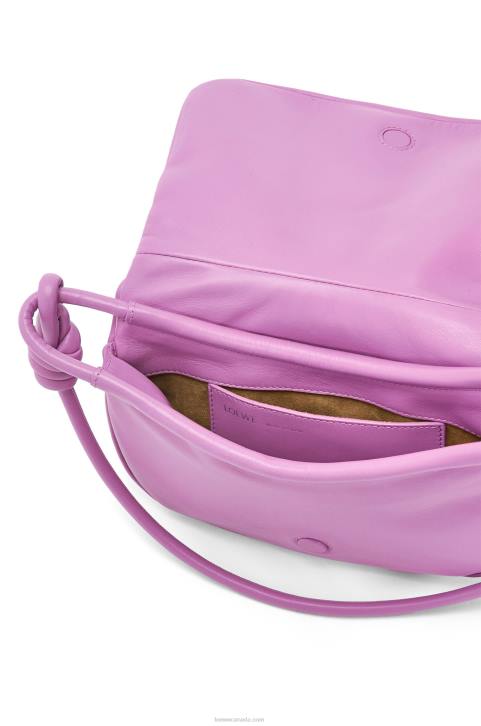 Loewe Paseo satchel in shiny nappa calfskin 688V335 Women Rockrose