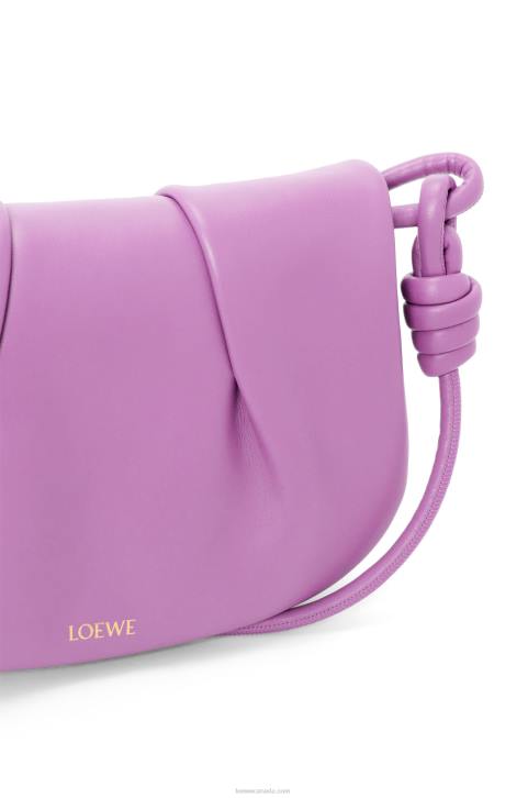 Loewe Paseo satchel in shiny nappa calfskin 688V335 Women Rockrose