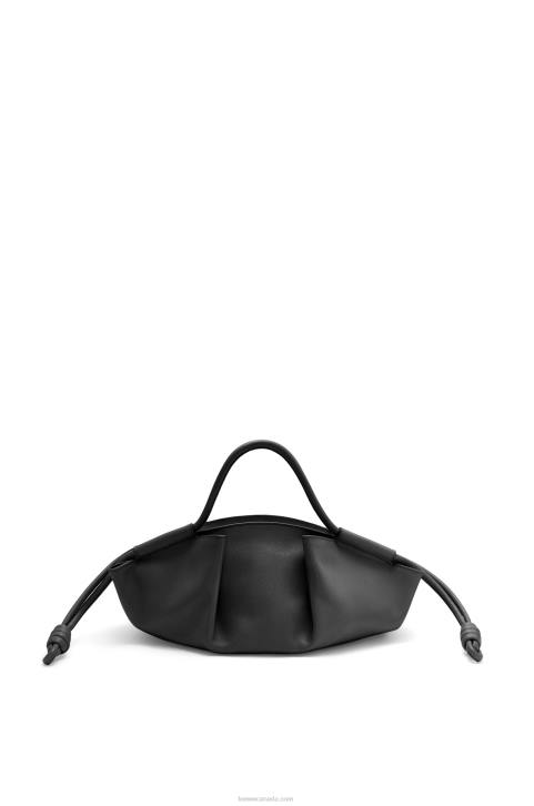 Loewe Small Paseo bag in shiny nappa calfskin 688V347 Women Black