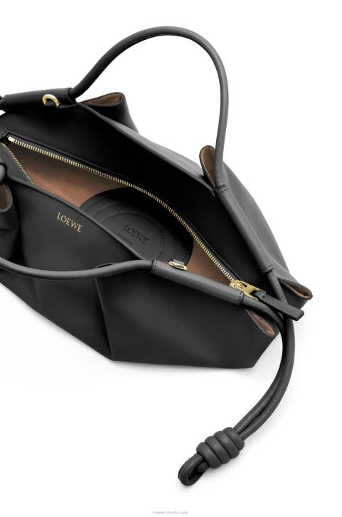 Loewe Small Paseo bag in shiny nappa calfskin 688V347 Women Black