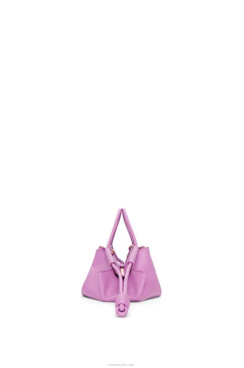 Loewe Small Paseo bag in shiny nappa calfskin 688V348 Women Rockrose