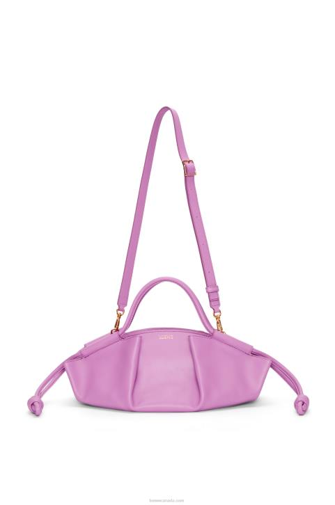 Loewe Small Paseo bag in shiny nappa calfskin 688V348 Women Rockrose