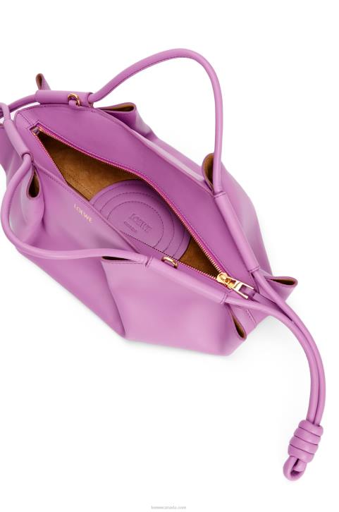 Loewe Small Paseo bag in shiny nappa calfskin 688V348 Women Rockrose