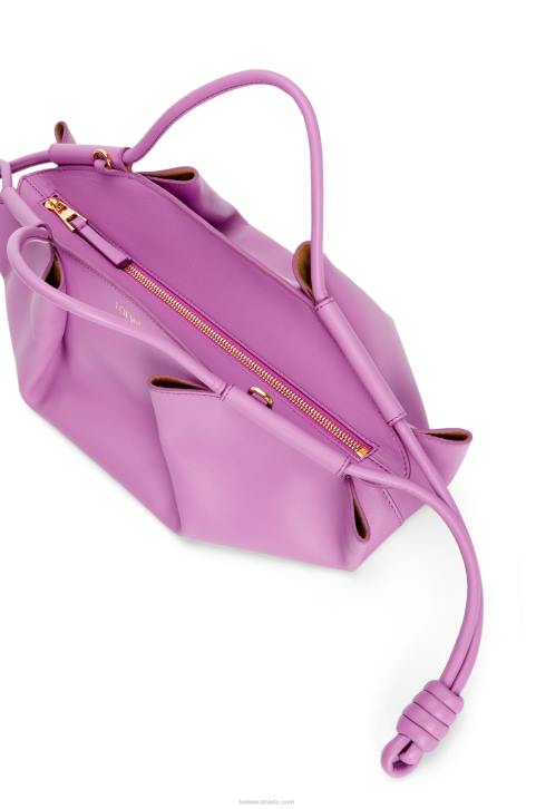 Loewe Small Paseo bag in shiny nappa calfskin 688V348 Women Rockrose