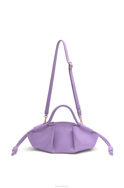Loewe Small Paseo bag in shiny nappa calfskin 688V354 Women Light Mauve