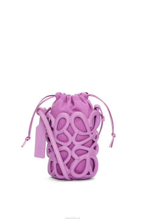 Loewe Anagram inflated pocket in light foam rubber 688V577 Women Rockrose