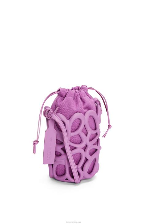 Loewe Anagram inflated pocket in light foam rubber 688V577 Women Rockrose