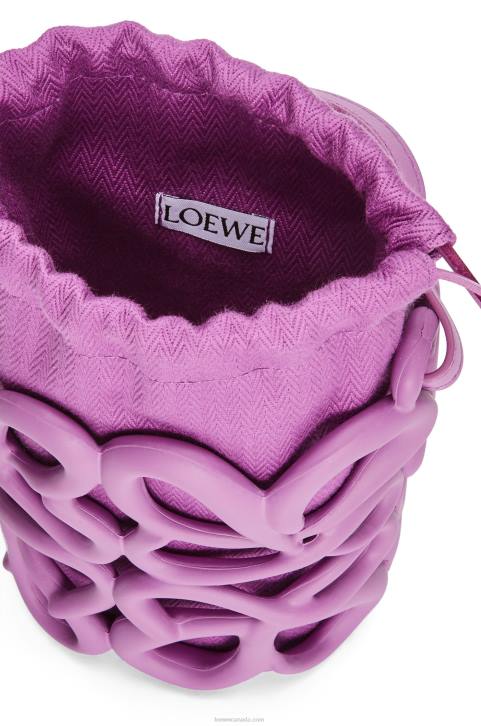 Loewe Anagram inflated pocket in light foam rubber 688V577 Women Rockrose