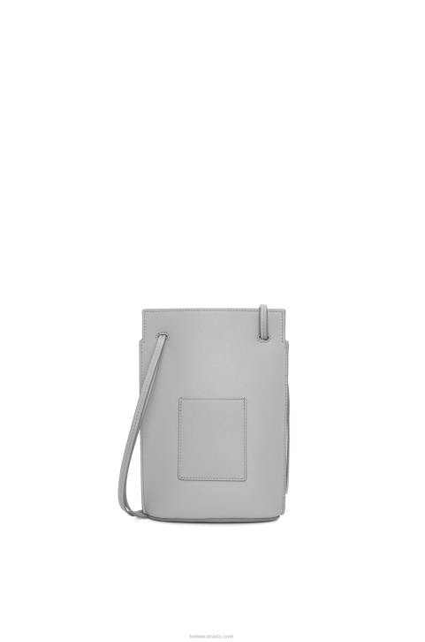 Loewe Dice pocket in classic calfskin 688V572 Women Pearl Grey