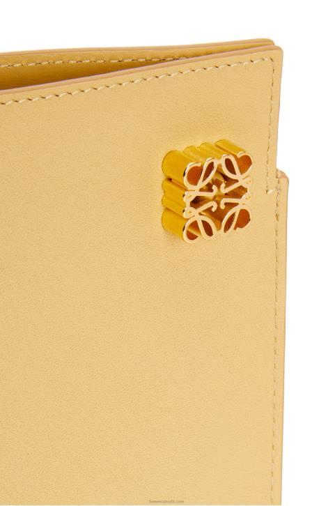 Loewe Dice pocket in classic calfskin 688V574 Women Dark Butter