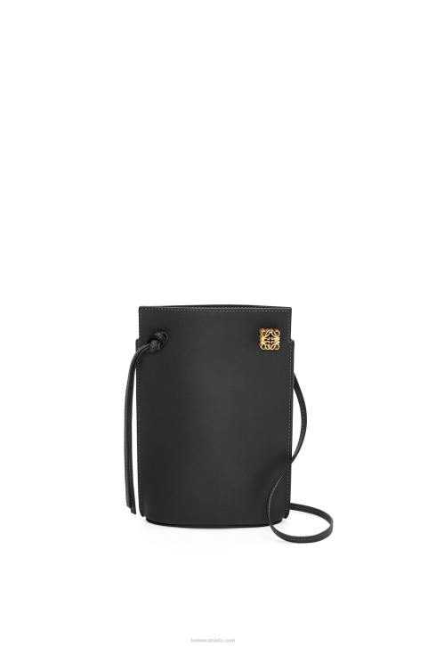 Loewe Dice pocket in classic calfskin 688V575 Women Black
