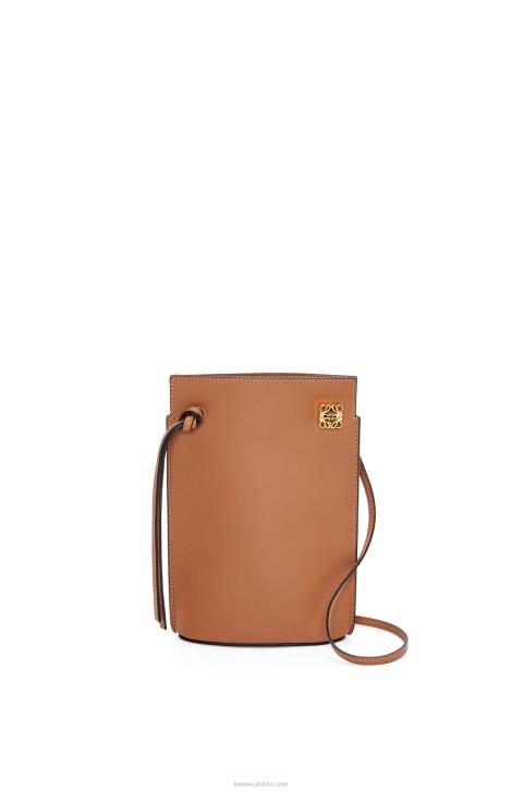 Loewe Dice pocket in classic calfskin 688V620 Women Tan