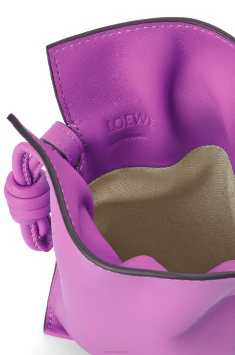 Loewe Flamenco Pocket in nappa calfskin 688V295 Women Bright Purple