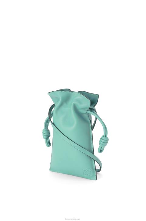 Loewe Flamenco Pocket in nappa calfskin 688V296 Women Fresh Mint