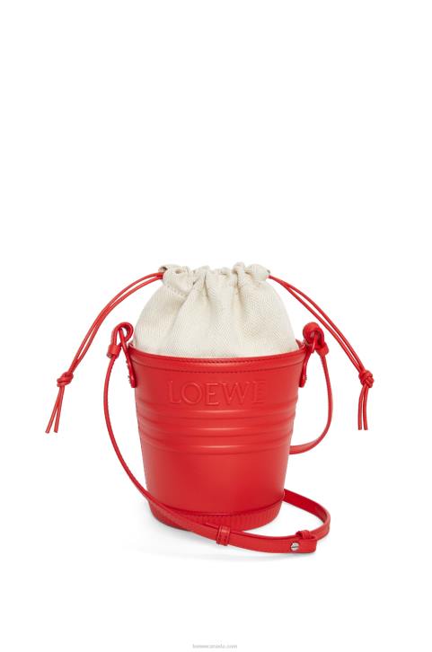 Loewe Jardinier pocket in calfskin 688V229 Women Red