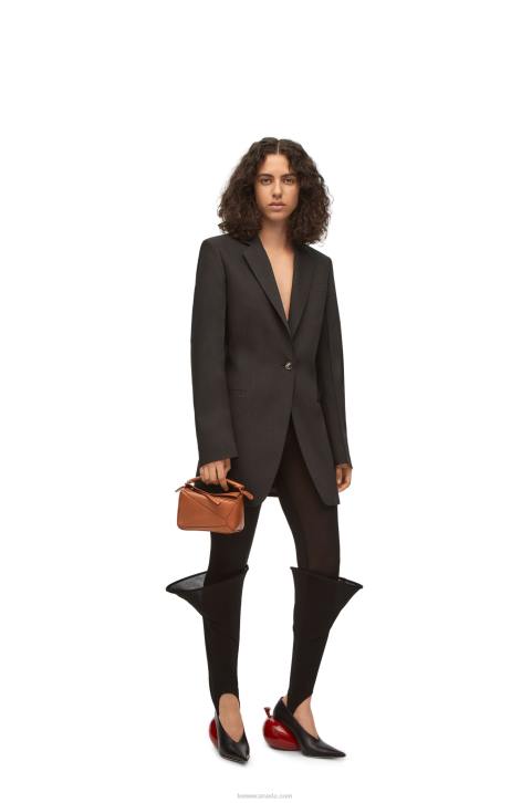 Loewe Mini Puzzle bag in satin calfskin 688V273 Women Pecan