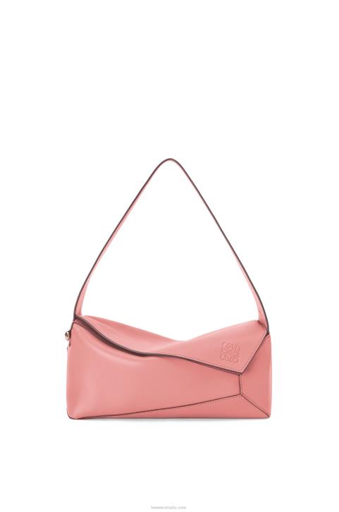 Loewe Puzzle Hobo bag in nappa calfskin 688V437 Women Peach Bloom