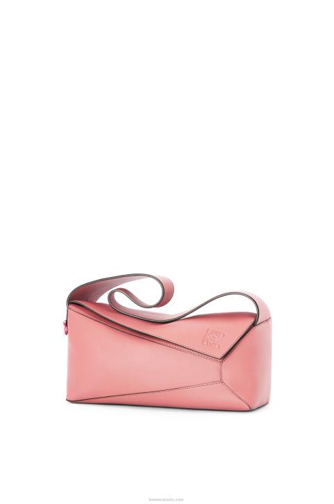 Loewe Puzzle Hobo bag in nappa calfskin 688V437 Women Peach Bloom