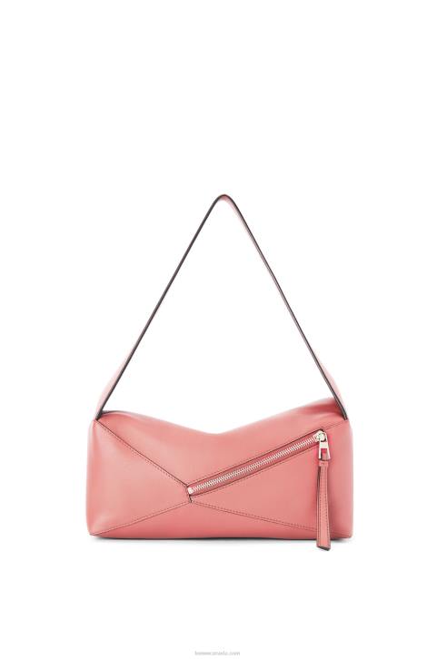 Loewe Puzzle Hobo bag in nappa calfskin 688V437 Women Peach Bloom