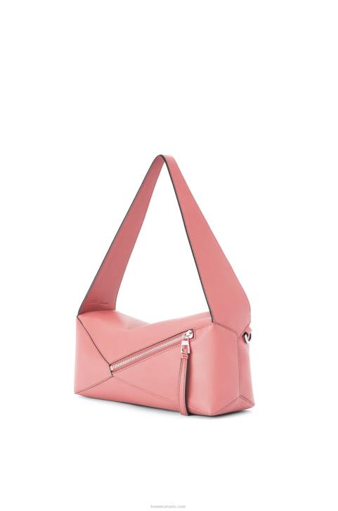 Loewe Puzzle Hobo bag in nappa calfskin 688V437 Women Peach Bloom