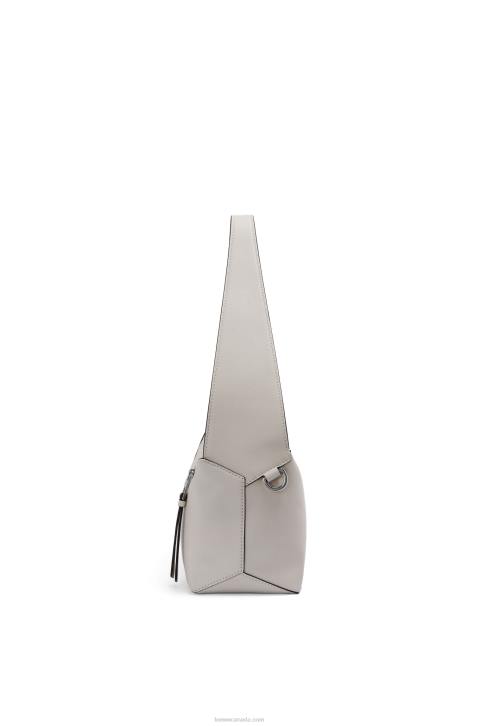 Loewe Puzzle Hobo bag in nappa calfskin 688V438 Women Ghost