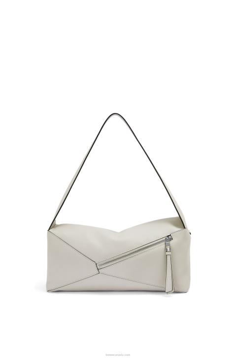 Loewe Puzzle Hobo bag in nappa calfskin 688V438 Women Ghost