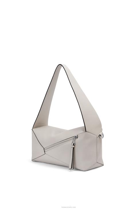 Loewe Puzzle Hobo bag in nappa calfskin 688V438 Women Ghost