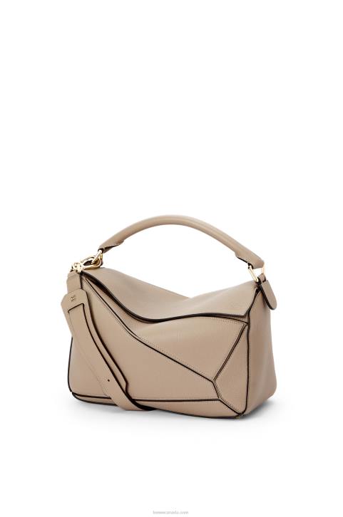 Loewe Puzzle bag in soft grained calfskin 688V409 Women Sand